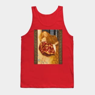 RAPUNZEL SINGS FROM THE TOWER Antique Fairy Tale Tank Top